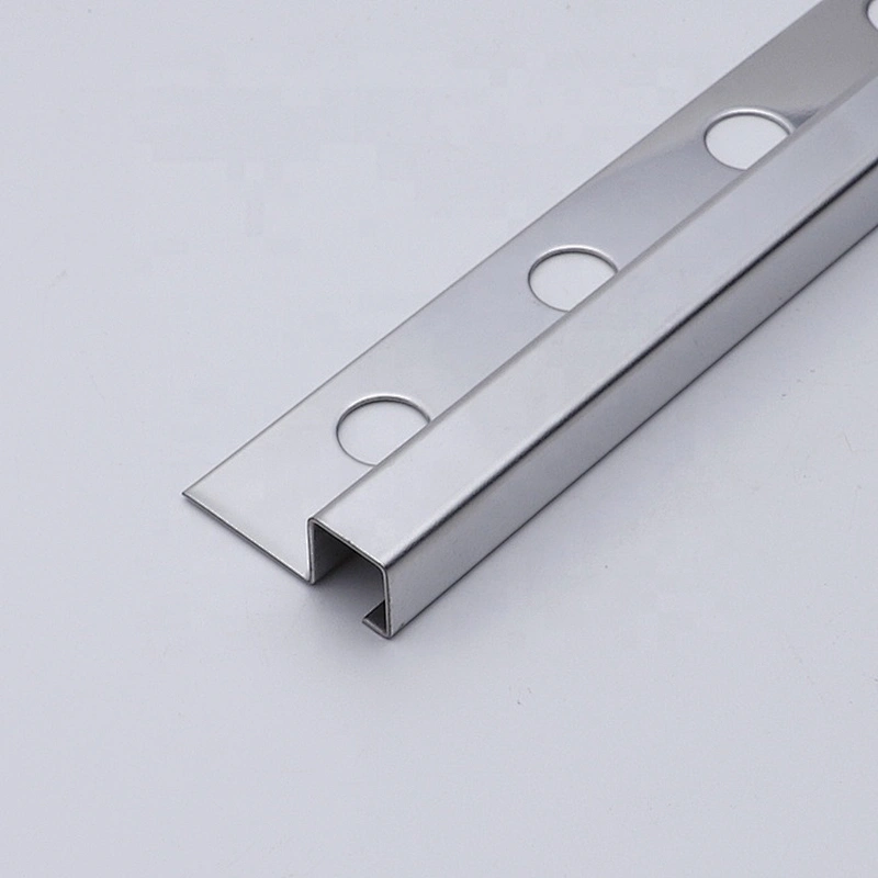Factory Free Sample Custom Mirror Stainless Steel Decorative Strips Square Tile Edge Trim