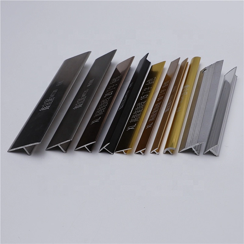 Wholesale Free Sample Customized Exclusive Solution Aluminum T Shaped Tile Trim