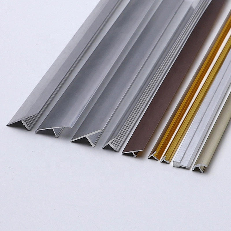 Free Sample OEM Logo Aluminum T Shape Flooring Divider Strips
