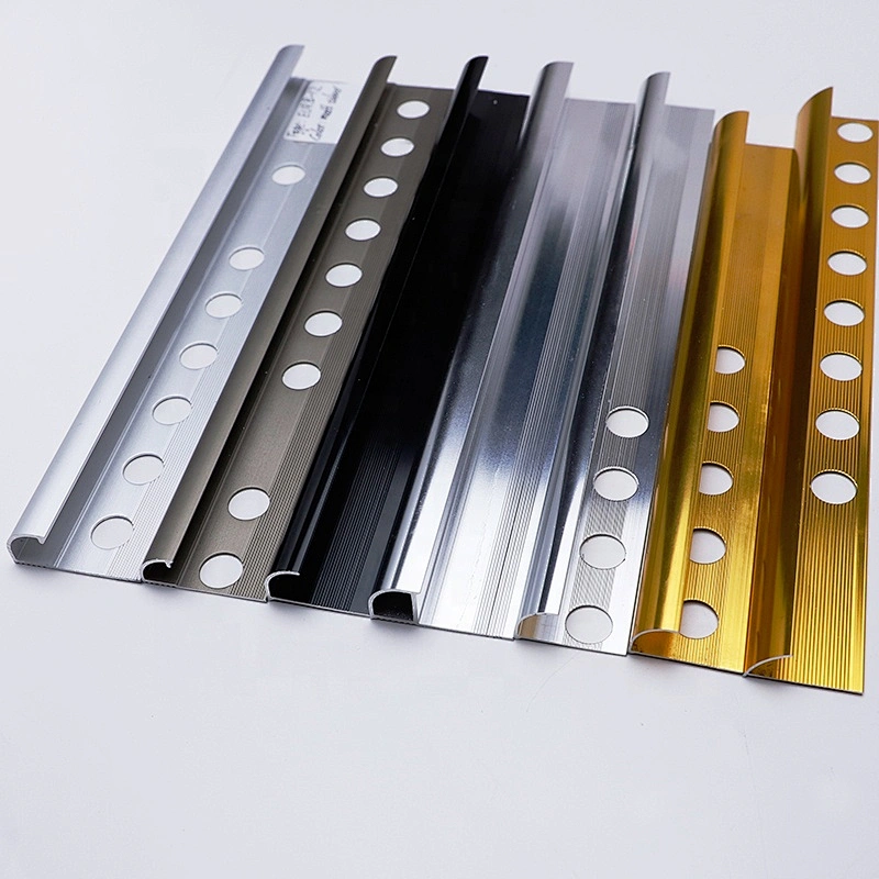 Customized Different Shapes Tile Trim Dark Gold