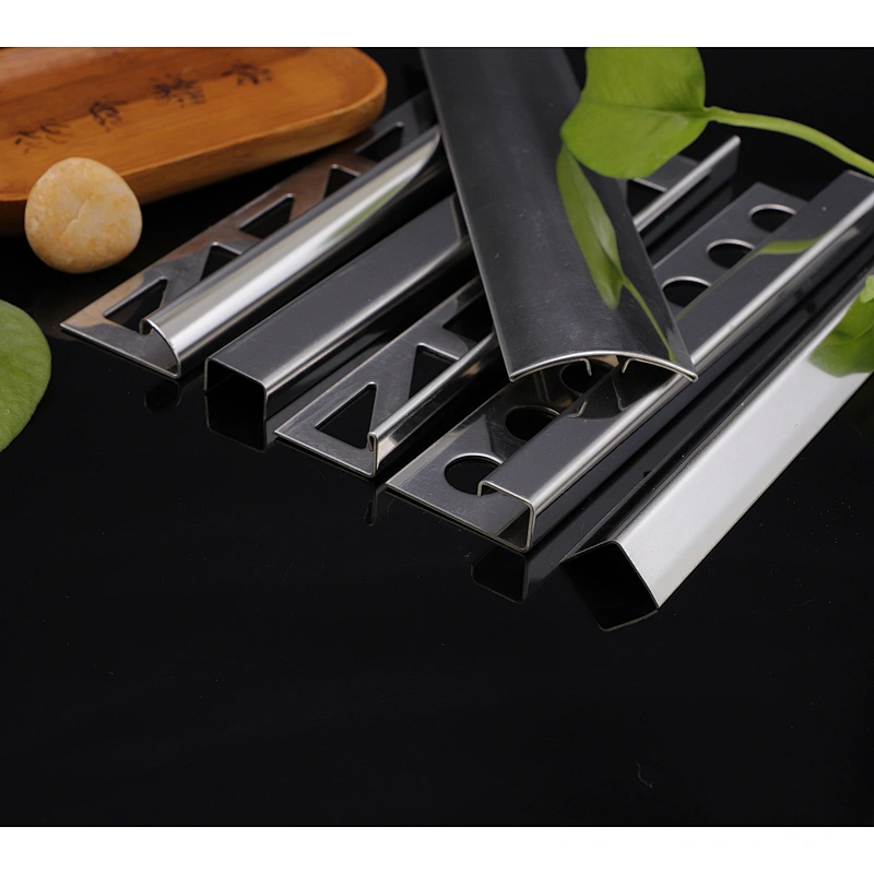 Free Sample OEM Logo Stainless Steel Wall Decor Tile Trim