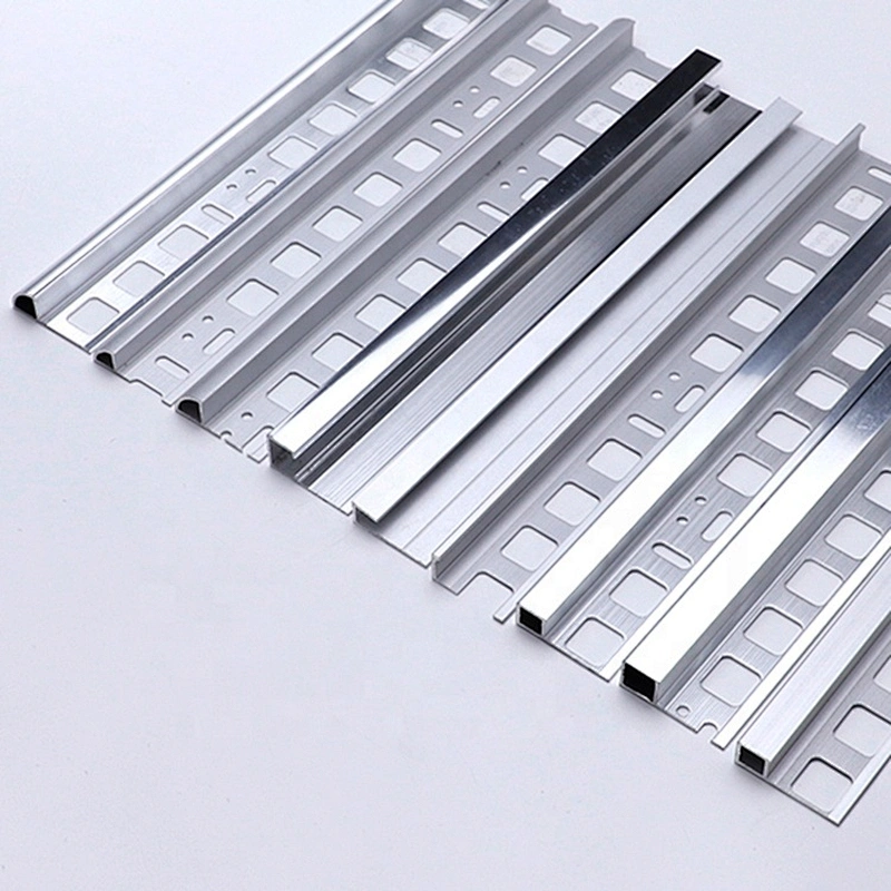 Free Sample Customized Different Shapes Silver Tile Trim