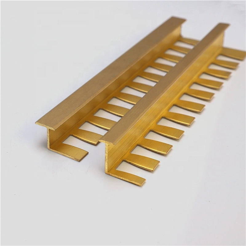 Material Ceramic Copper Tile Trim, L Shape Brass Tile Trim