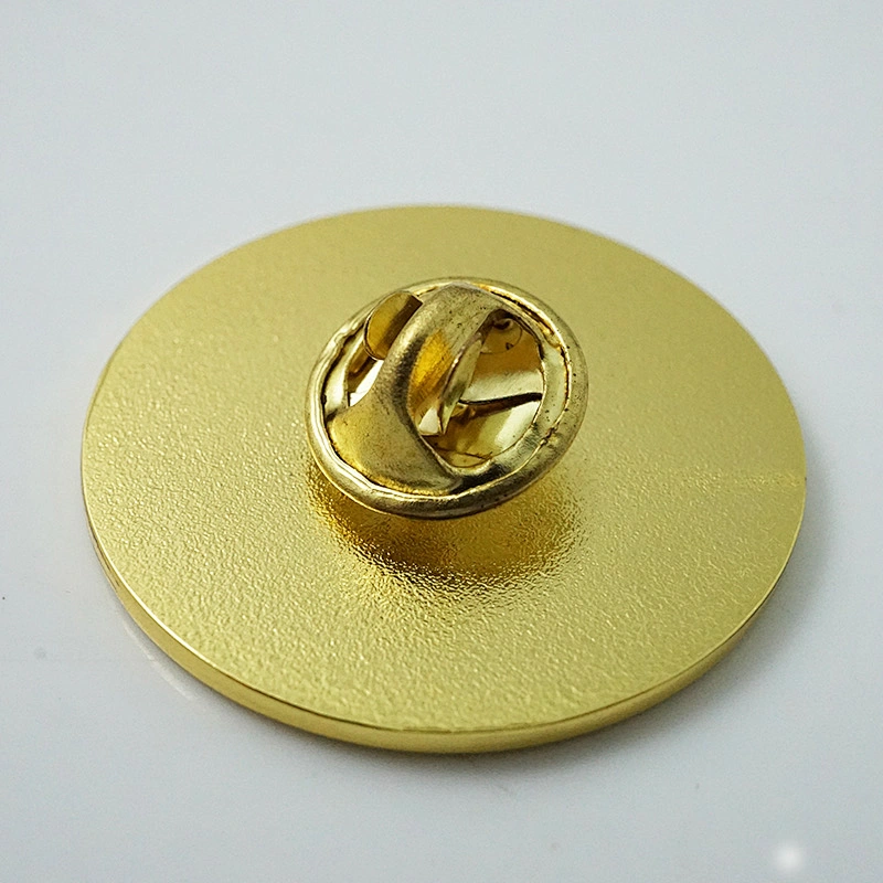 lapel pin badge with butterfly clasp