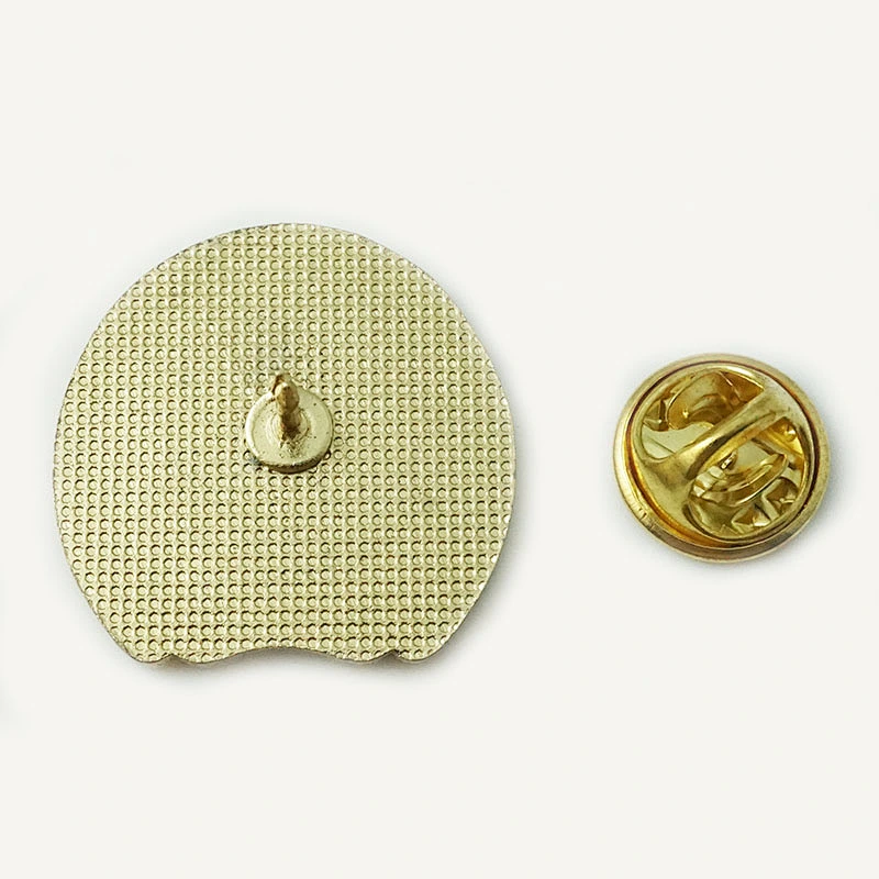 Metal horse shaped lapel pin badge