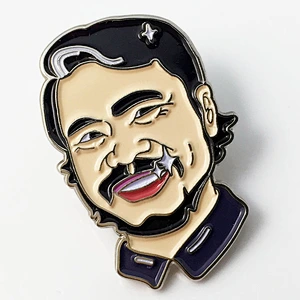 Cartoon human  badge