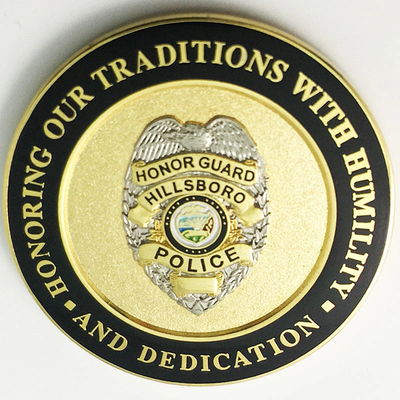 Guard soft enamel challenge coin