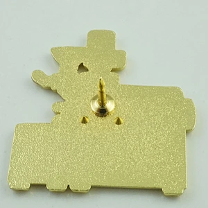 Train shape lapel pin