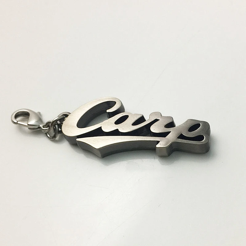 Letter shape keychain