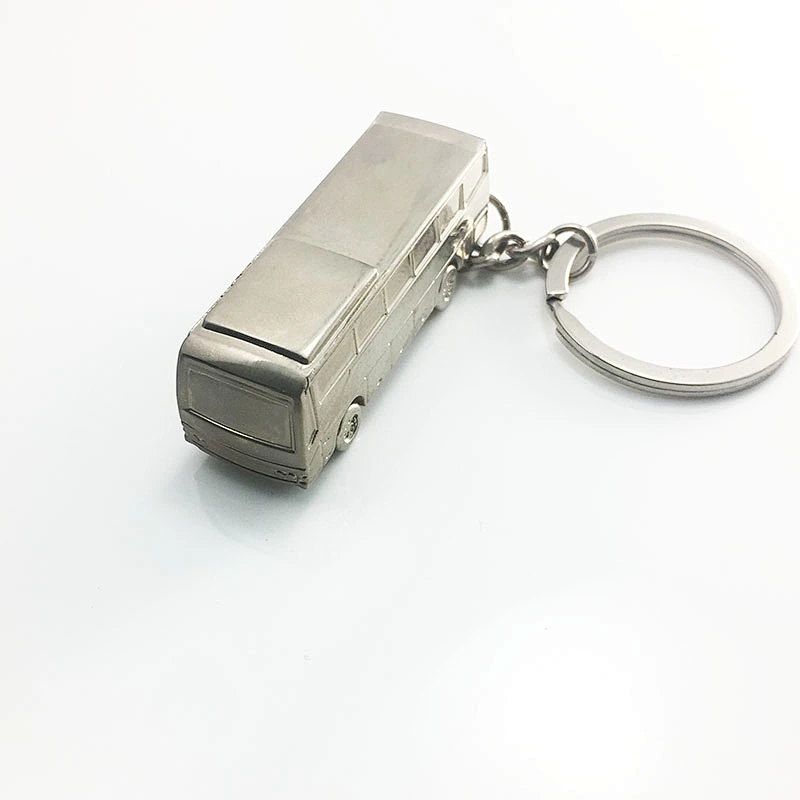 3D bus shape keychain