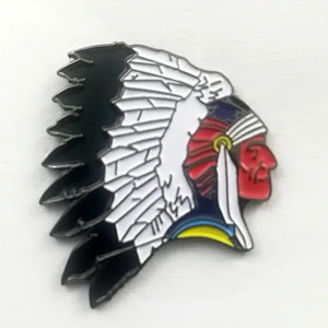 Metal enamel Indian pin