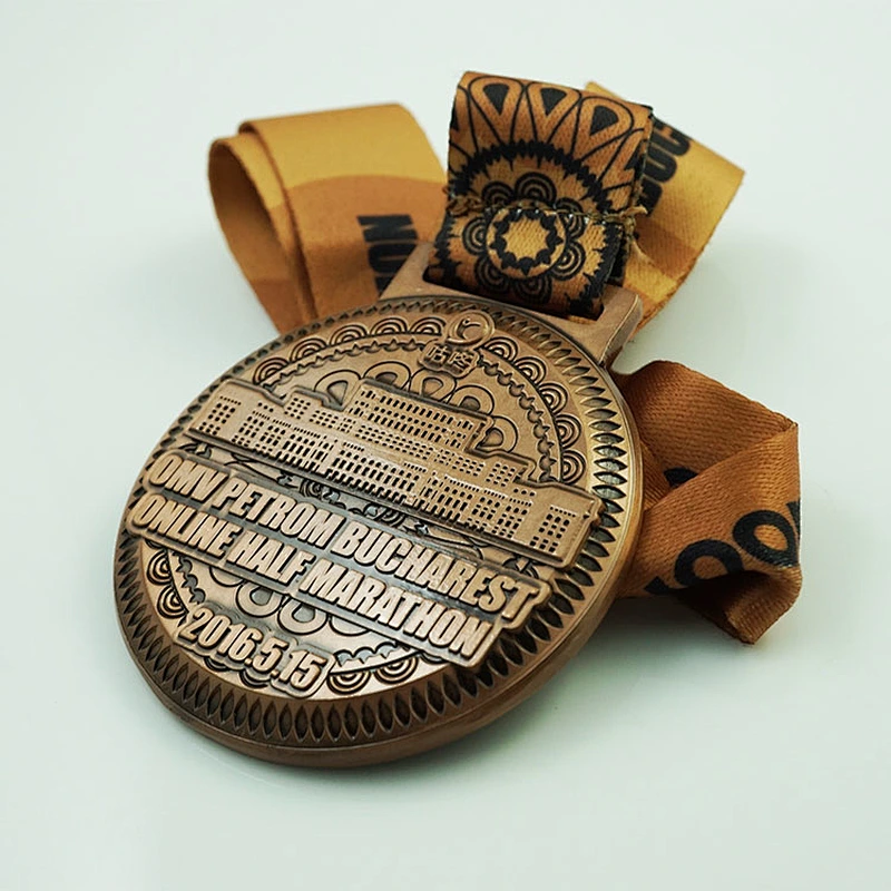 Custom marathon medal
