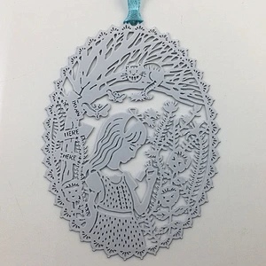 Girl and fairy tale book mark for gift