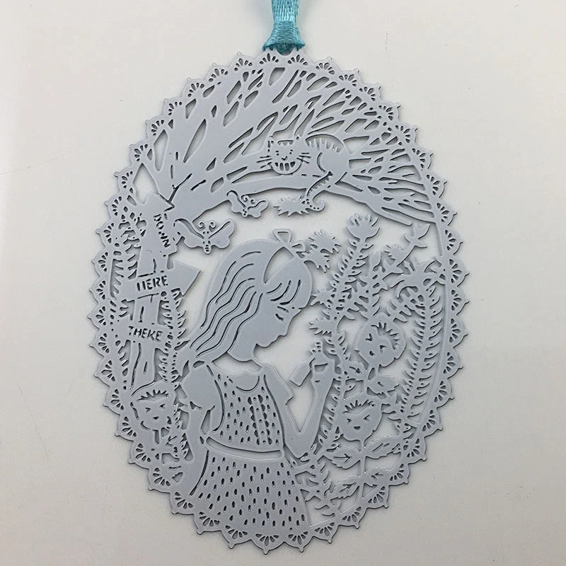 Girl and fairy tale book mark for gift