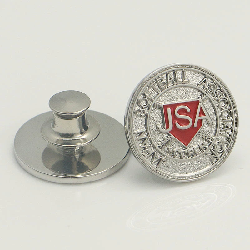 Custom round shape stoving varnish badge