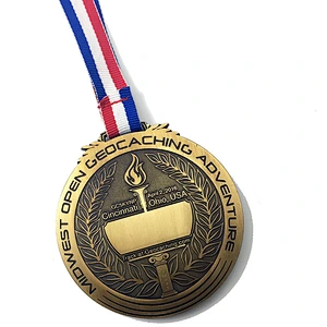 Midwest open geocaching adventure medal