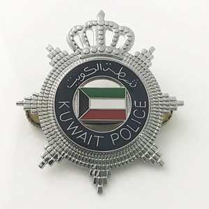 kuwait metal badges for gift
