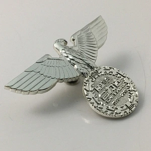 Silver German eagle pin