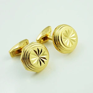gold cufflink