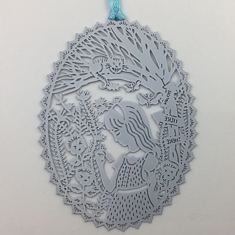 Girl and fairy tale book mark for gift