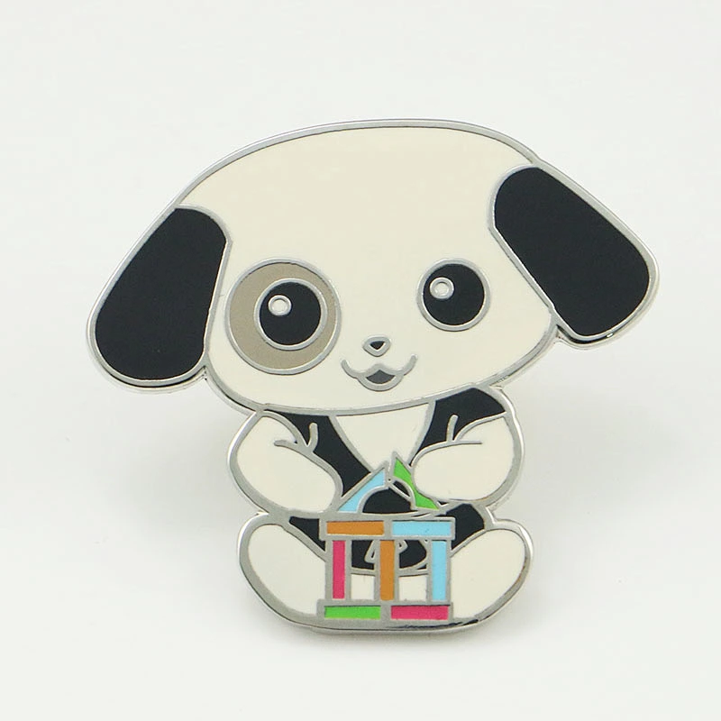 Animal cartoon pin badge