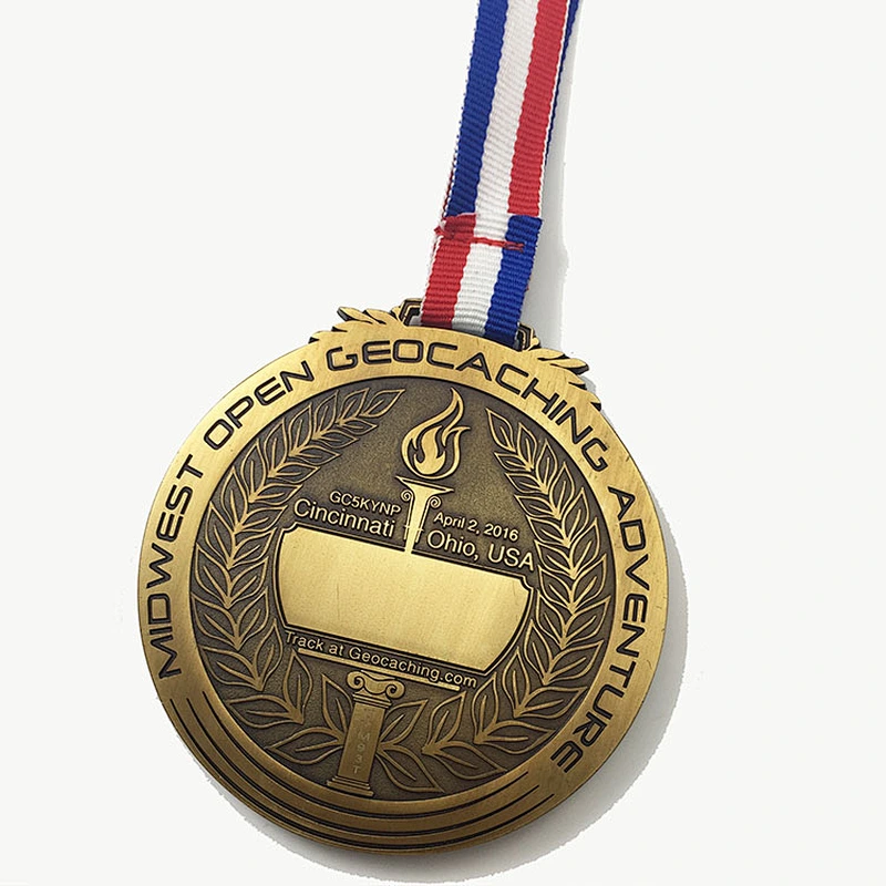 Midwest open geocaching adventure medal