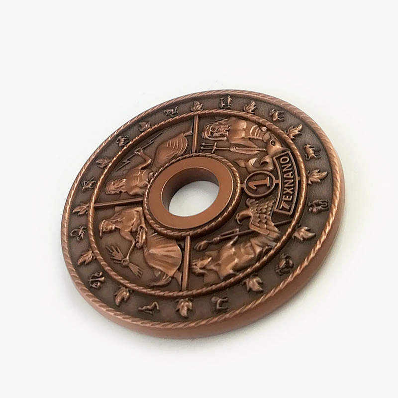Metal antique challenge coins