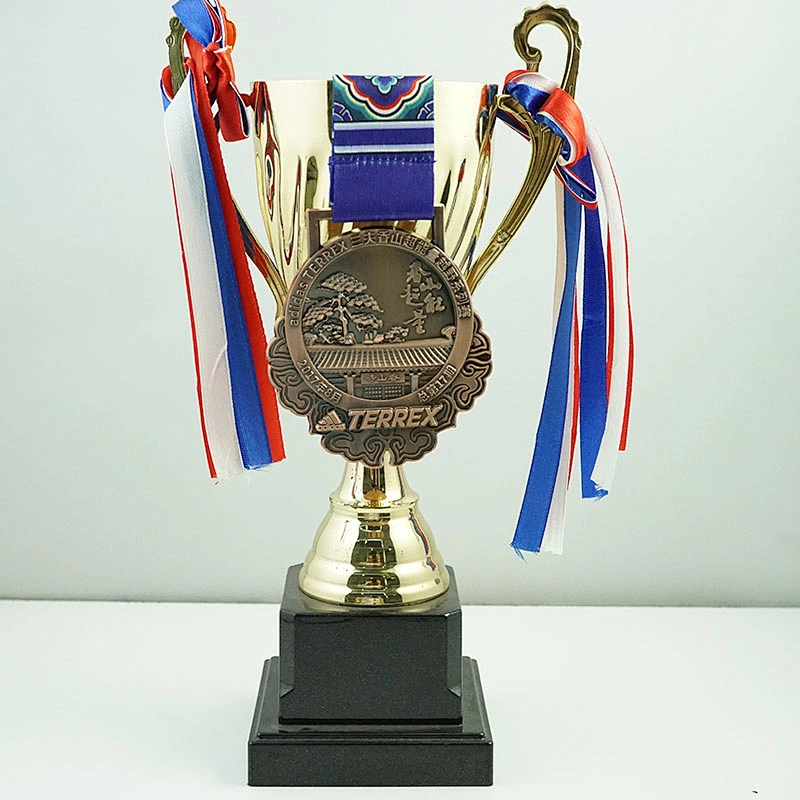 Antique race metal medal
