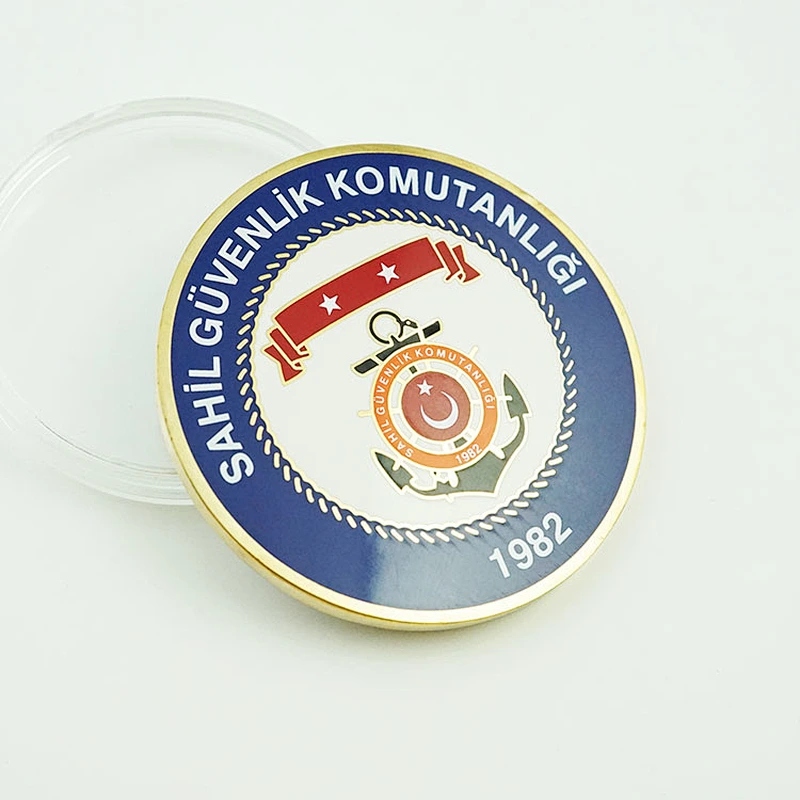 Soft enamel souvenir coin
