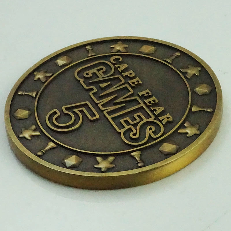 Antique gold game souvenir coin