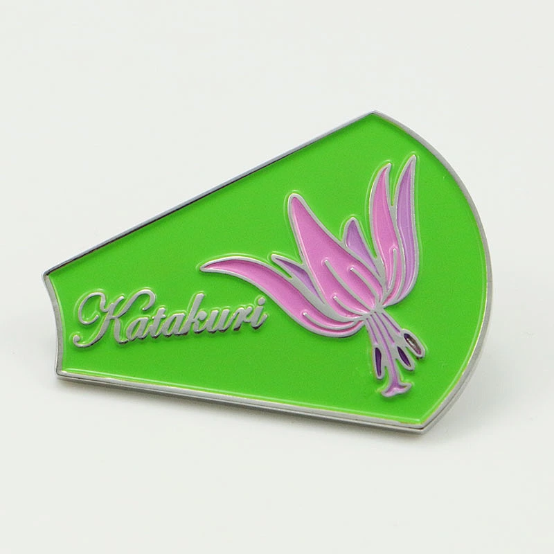 Custom stoving varnish pin badge