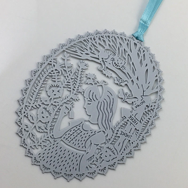 Girl and fairy tale book mark for gift