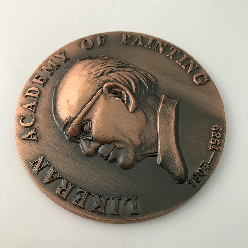 3D cooper souvenir coin