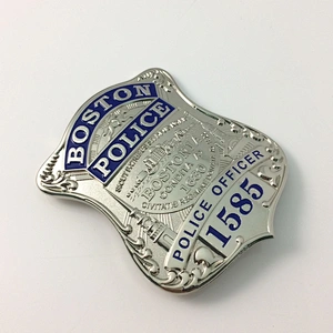 Boston police officer badge