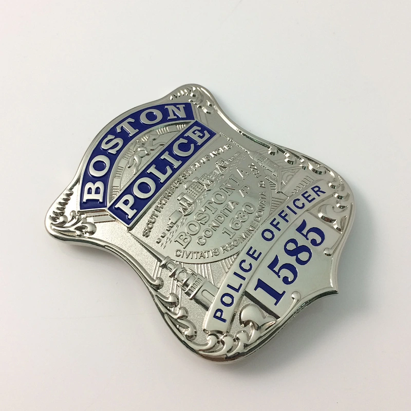 Boston police officer badge