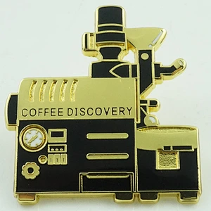 Train shape lapel pin