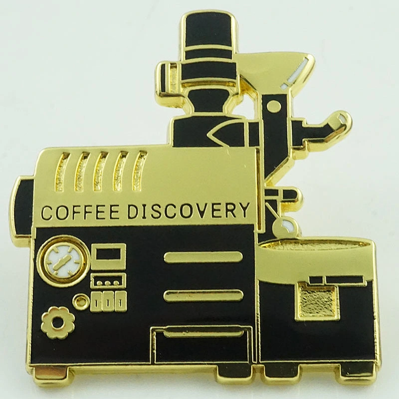 Train shape lapel pin