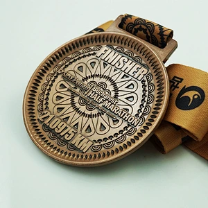 Custom marathon medal