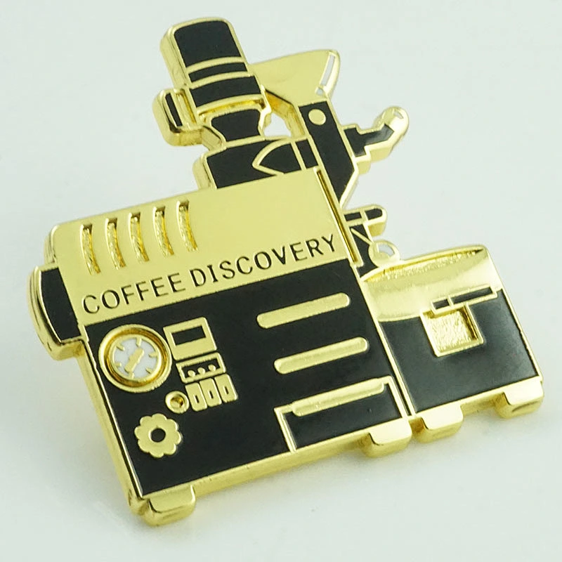 Train shape lapel pin