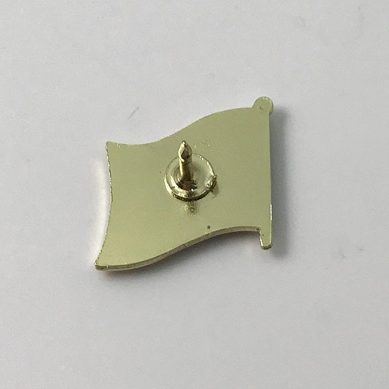 Custom American flag lapel pin badge