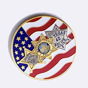 LAS VEGAS police coin