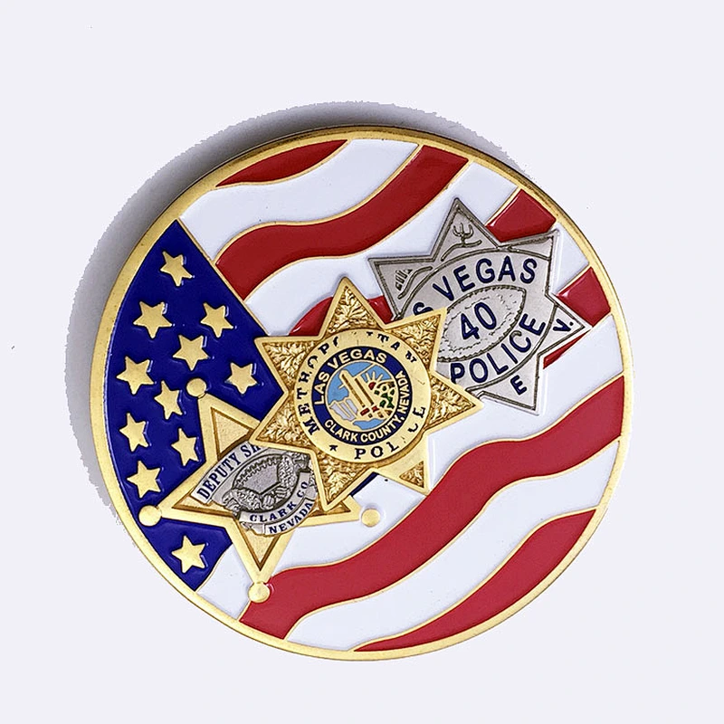 LAS VEGAS police coin