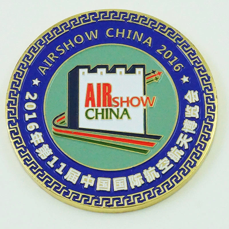 Color filling air coin