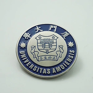 round shape custom logo lapel pin
