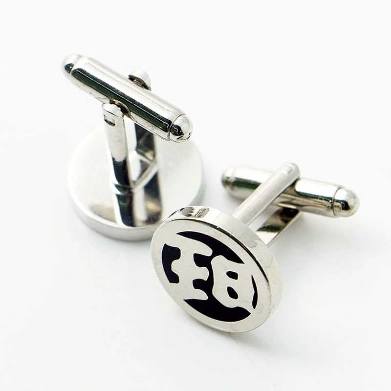 Custom enamel cufflinks
