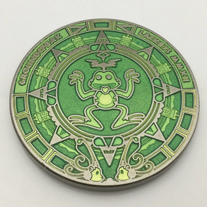 Frog ground speak commemorative coin