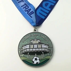custom football sports medal
