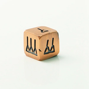 Custom 16mm metal dice