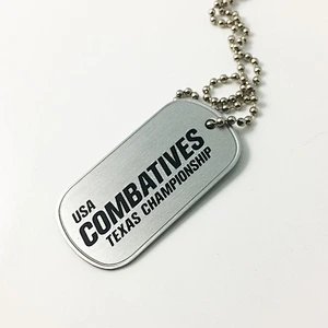 Aluminum dog tag