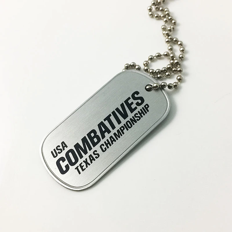 Aluminum dog tag